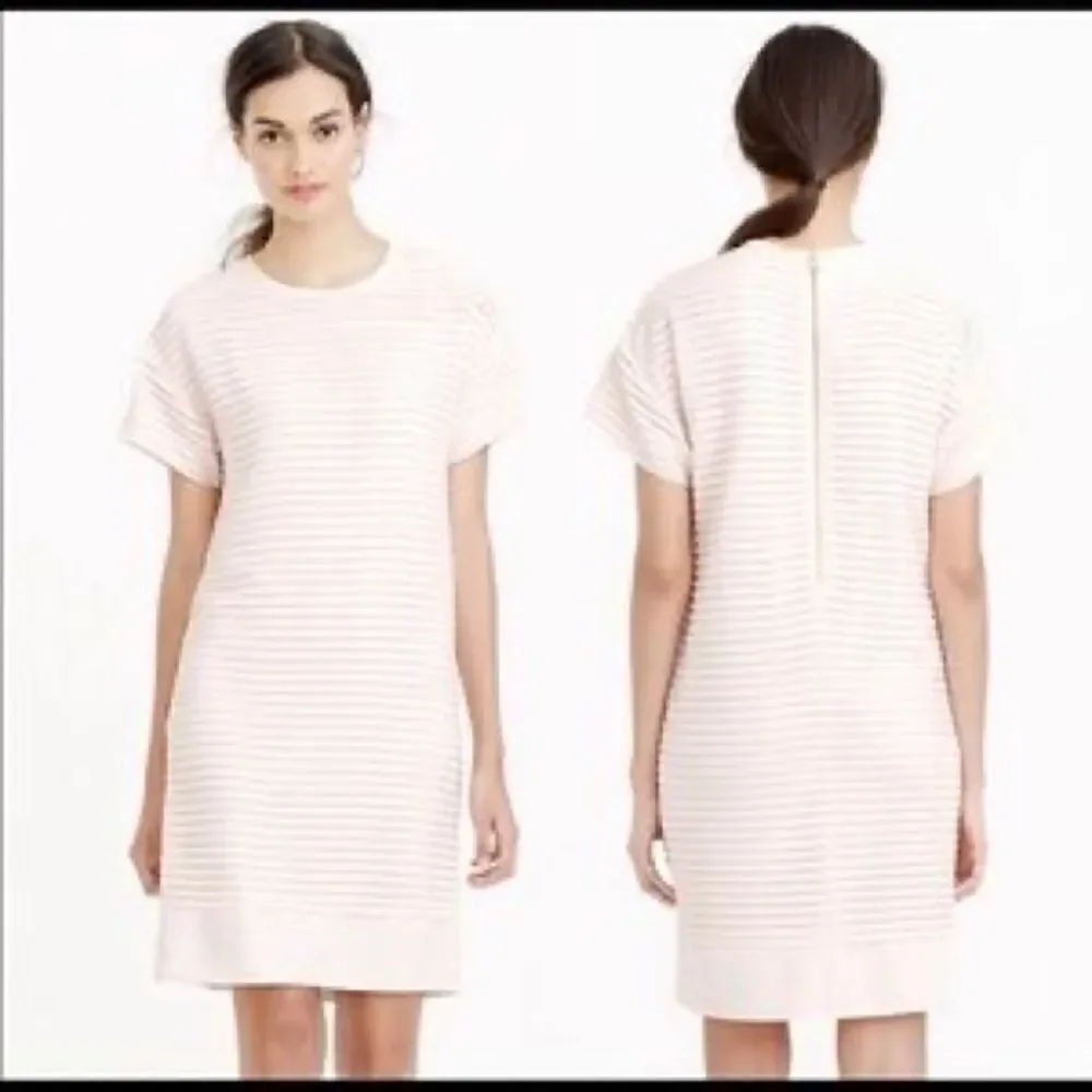 J Crew Pleated Chiffon Shift Dress NWT